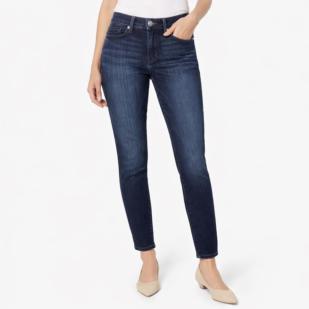 PAIGE Verdugo Ankle Skinny Jeans Women's 25 Dark Wash Stretch Denim USA Made